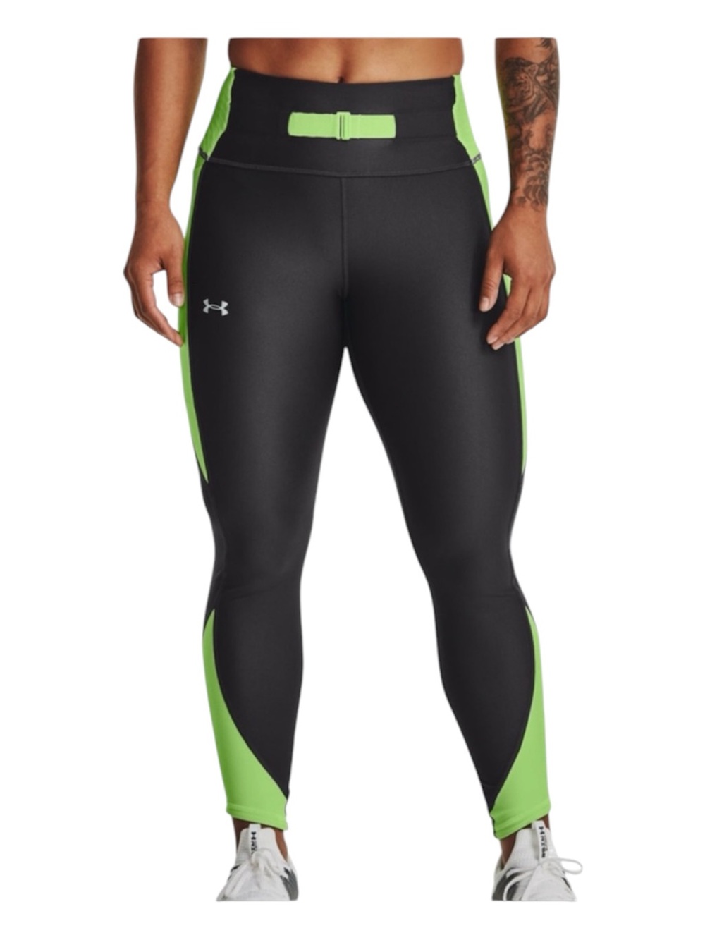 Under Armour Heatgear Leggings with No Slip Waistband. Ankle length XL Short